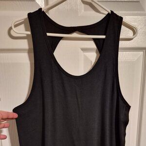 Black Sleeveless Tank Top